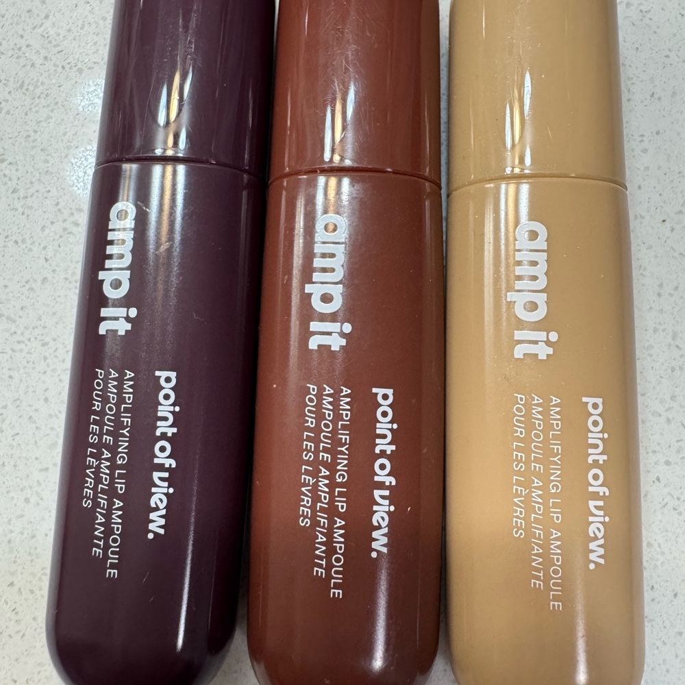 Point of view amp it Lip Ampoule Set - Plum, toasted,vanilla